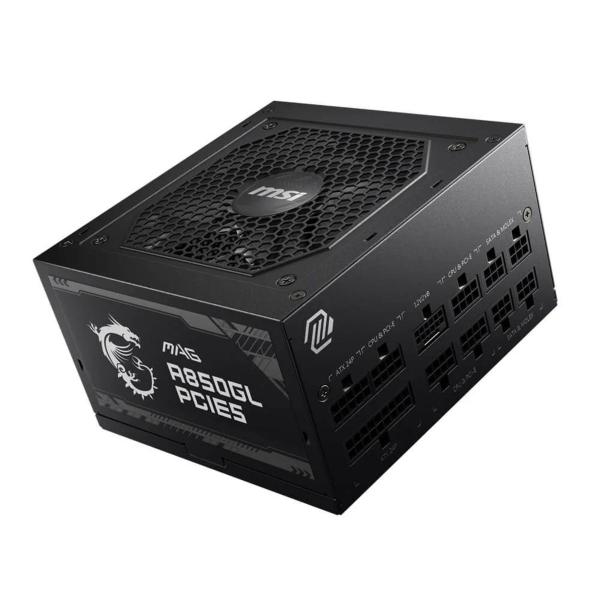 Fonte MSI MAG A850GL, 850W, 80 Plus Gold, Modular, PFC Ativo, Preto - MAGA850GLPCIE5