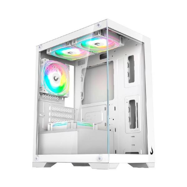 Gabinete Gamer Rise Mode Crystal Glass Mid Tower Vidro Temperado USB 3.0 Sem Fans