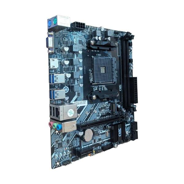 Placa Mãe NTC B450M AM4 2xDDR4 Chipset AMD B450 mATX
