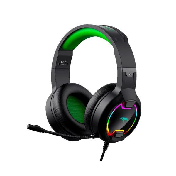 Fone De Ouvido Headset Gamer Usb C/ Microfone Mamba Preto/verde Viper Pro