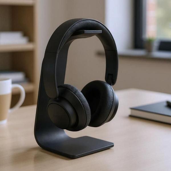 Suporte Fone Ouvido Mesa SLIM Headset Gamer com e sem fio pc Universal Display Rack