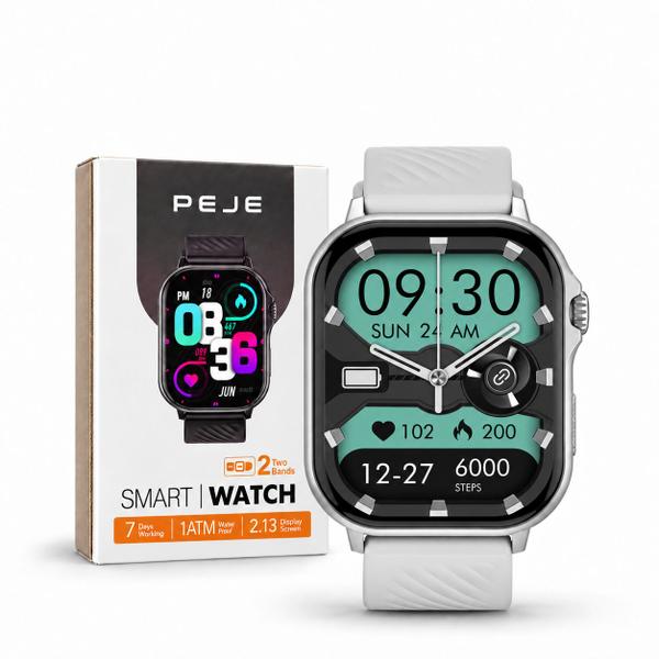 Smartwatch PEJE G08 Amoled GPS Strava Chamadas Bluetooth