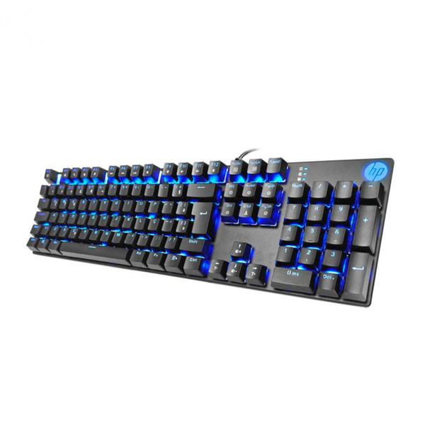 Teclado Gamer USB Mecânico Switch Blue LED Azul GK400F - HP Teclado Gamer USB Mecânico Switch Blue LED Azul GK400F - HP