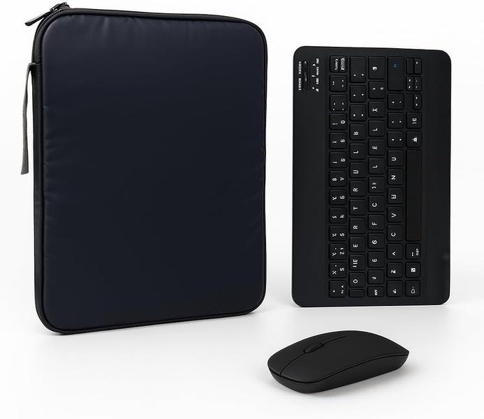 Kit Executivo Capa Inteligente Compatível com Samsung Galaxy Tab S10 FE Plus 13.1 Teclado Touchpad e Mouse Bluetooth Pel