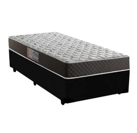 Cama Box Solteiro Colchão Mola Ensacada Acolchões + Box Suede 60x88x188