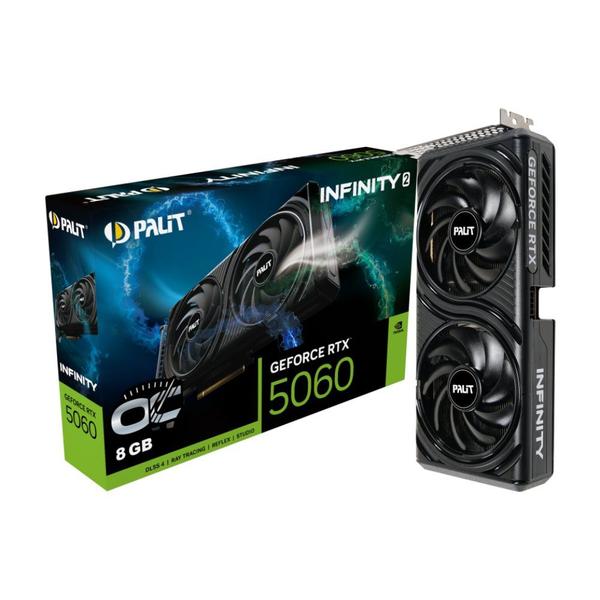 Placa de Vídeo RTX 5060 Palit Infinity 2 OC 8GB GDDR7 GeForce