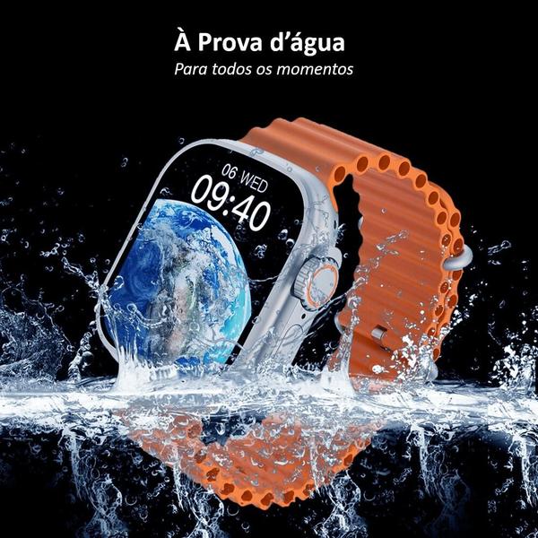 Smart Watch X8 Ultra Serie 8 Relógio Troca Foto Toca Musica