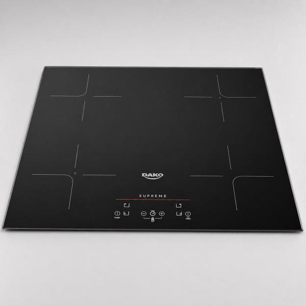 Fogão Cooktop De Indução 4 Bocas Dako Supreme Preto 220v