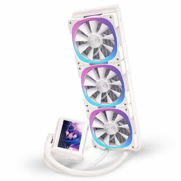 Water Cooler 360mm RGB LCD 3 Fans ARGB Refrigeração Líquida PC Gamer