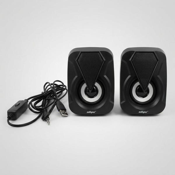 Caixa de Som USB 2.0 P2 para PC Notebook