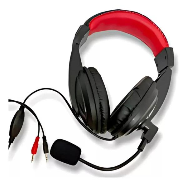 Headset Gamer Pixxo EPH222 Preto Controle Volume Cabo 2.1m Microfone Flexível