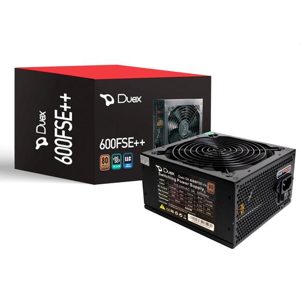 Fonte de Alimentação Duex 600W 80 Plus Bronze Modular - DX-600FSE++