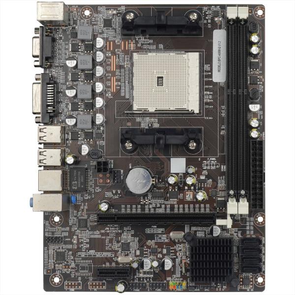 Placa Mãe Brazil PC BPC-A55M V1.2 - FM1 - DDR3, 4x USB 2.0, VGA/DVI - OEM Placa Mãe Brazil PC BPC-A55M V1.2 - FM1 - DDR3, 4x USB 2.0, VGA/DVI - OEM