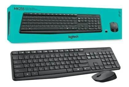 Kit teclado e mouse sem fio mk235 logitech
