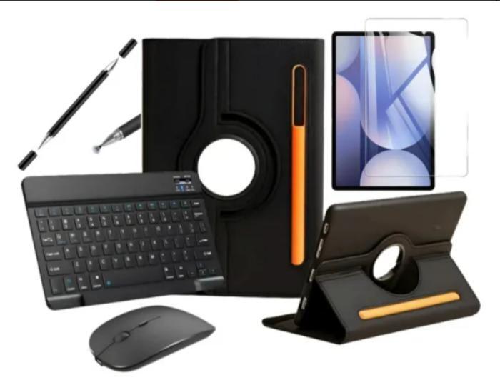 Capa, teclado, mouse, película e Caneta Para Tablet Samsung A11+
