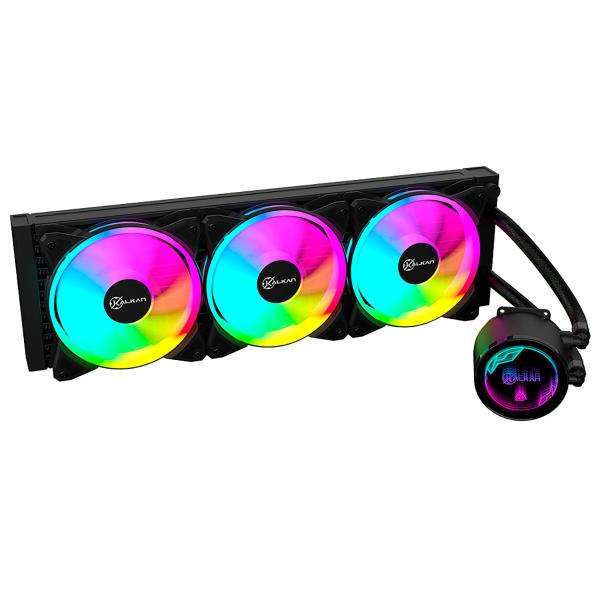 Water cooler kalkan iota v2 360mm rgb amd/intel preto klk00069