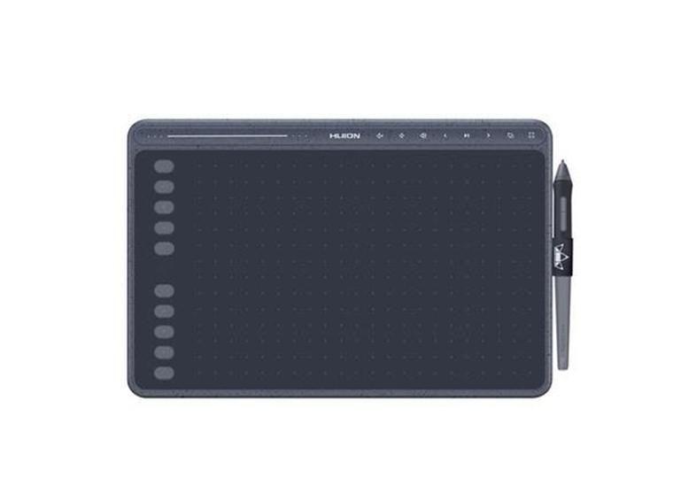 Mesa Digitalizadora Huion Inspiroy HS611 com Caneta PW500 8192 Níveis de Pressão USBC Cinza