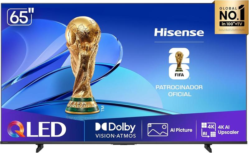 Smart TV Hisense UHD 4K QLED 65 Polegadas 65Q6QV com HDR10 Dolby Atmos Sports Mode Game Mode Plus