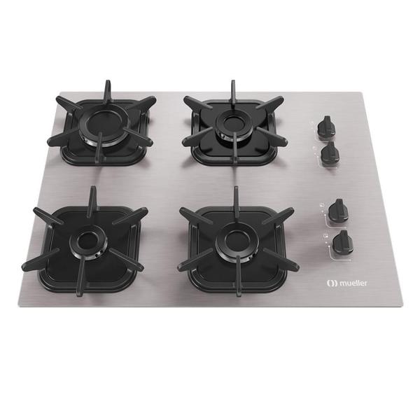 Cooktop 4 Bocas Mueller de Alumínio com Queimador Ultra Chama Cooktop 4 Bocas Mueller de Alumínio com Queimador Ultra Chama