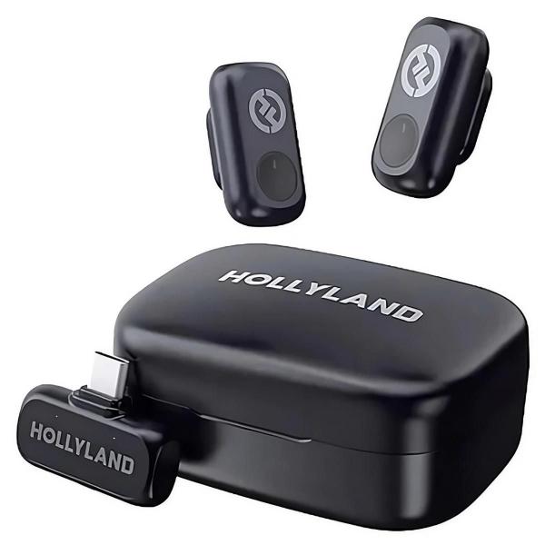 Microfone Hollyland Lark A1 Duo Sem Fio USB-C Duplo