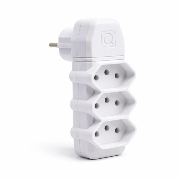 Kit 8x Multiplicador De Tomada 3 Pinos 2p+t 10a 20a Kit 8x Multiplicador De Tomada 3 Pinos 2p+t 10a 20a
