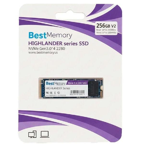 Ssd Best Memory Nvme 256Gb Pcie 3.0 Highlander Series Btpci-256