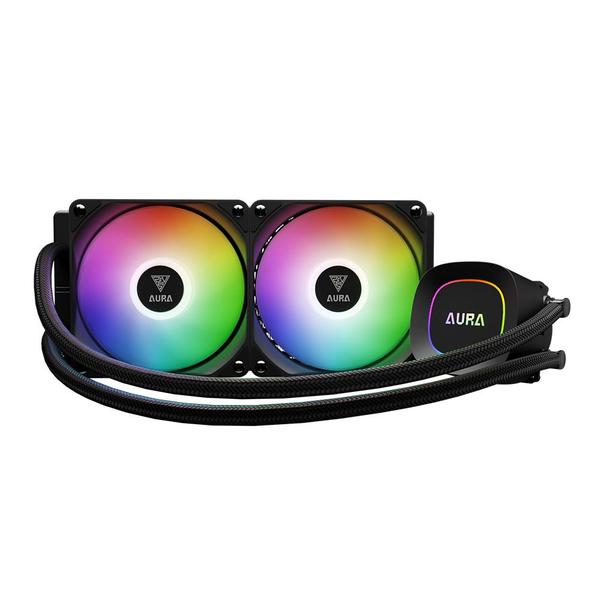 Water cooler gamdias aura gl 240 lite argb amd/intel preto