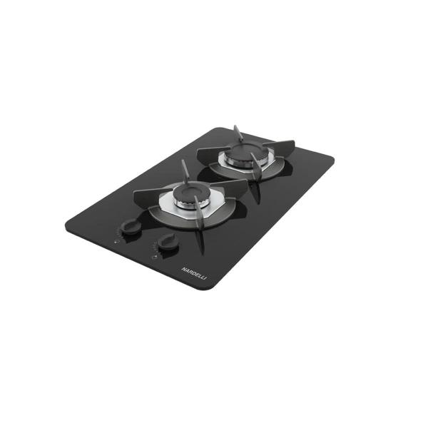Fogão Cooktop Elétrico 2 Bocas Mesa em Vidro - Safe - Nardelli