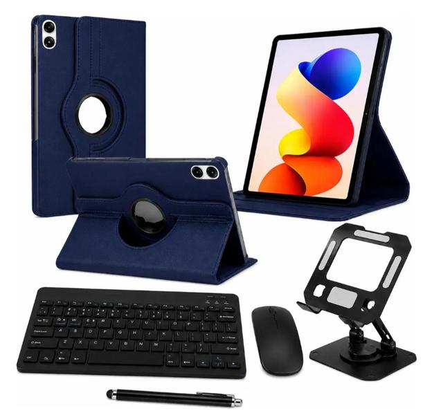 Kit Completo Tablet Redmi Pad 2 Pro 12.1 Capa + Teclado Mouse + Caneta Kit Completo Tablet Redmi Pad 2 Pro 12.1 Capa + Teclado Mouse + Caneta