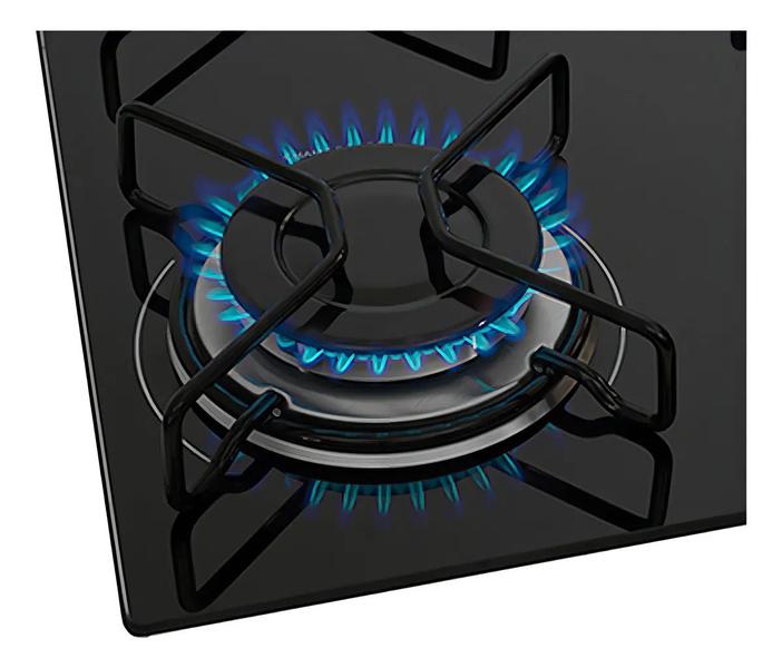 Cooktop a Gás Fischer 36350-102675 4 Bocas Fit Line Preto Bivolt