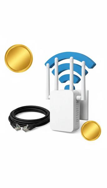 Repetidor De Sinal Wifi 4 Antenas 300mbps Bivolt