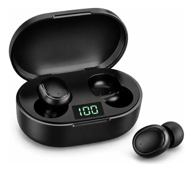 Fone De Ouvido Sem Fio Bluetooth Inear Duplo 5.0 Tws Visor