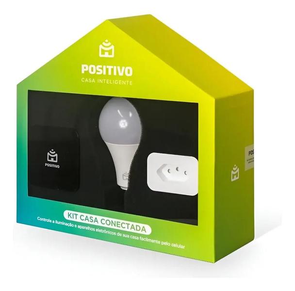 Kit Casa Conectada Positivo Casa Inteligente, 3 Itens (1x Sm