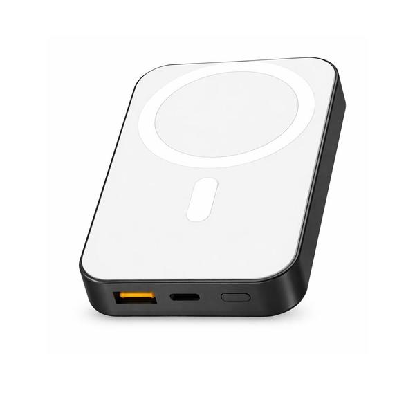 Carregador Magnético Portátil Power Bank Indução 10000mah Preto