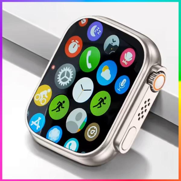 SmartWatch T800 Ultra Laranja Chamadas Esportes Notificações Botão scroll Bluetooth Envio Já Nota Fical