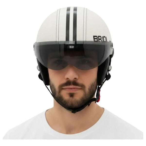 Capacete Coquinho Scooter Bike Moto Elétrica Viseira Fume