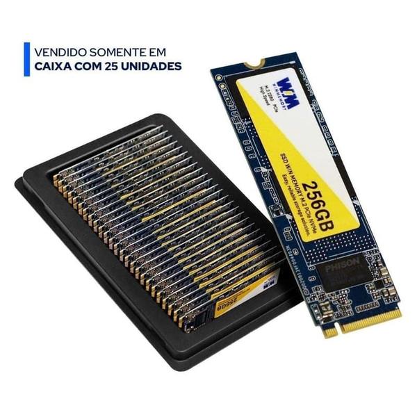 SSD Winmemory 256GB M.2 2280 NVME PCIE3.0 LEIT.2500MB/S GRAV.2100MB/S OEM - Bandeja