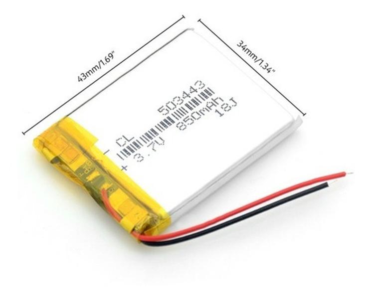 Bateria 3,7v 850 Mah -