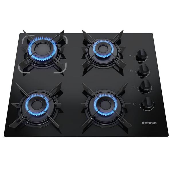 Cooktop 4 Bocas Itatiaia Electra Glass Bivolt Com Acendimento Superautomático Queimador Rápido e Mesa de Vidro Temperado Cooktop 4 Bocas Itatiaia Electra Glass Bivolt Com Acendimento Superautomático Queimador Rápido e Mesa de Vidro Temperado
