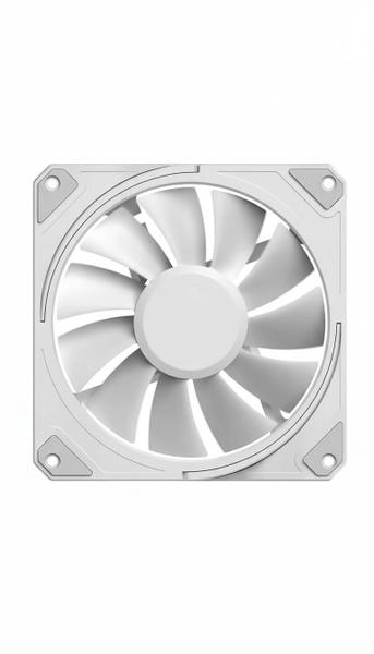 Cooler Fan 120mm 4 Pinos Branco 2200 Rpm Gabinete Pc Game