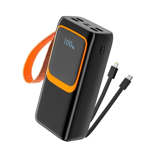 Power Bank 30000mah portátil com 4 USB ideal para celulares