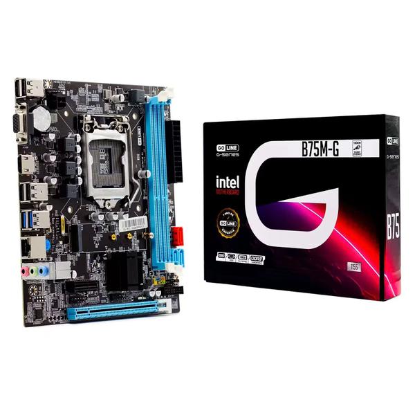 Placa Mãe Goline B75M-G DDR3 Socket LGA 1155 Chipset Intel