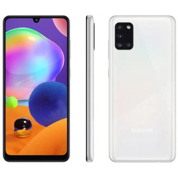 Usado: Samsung Galaxy A31 128GB Branco - Muito Bom
