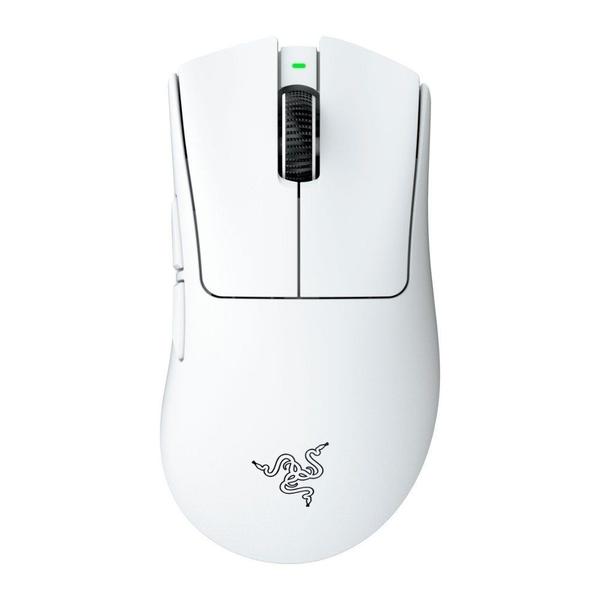 Mouse Gamer Sem Fio Razer DeathAdder V4 Pro, Até 45000 DPI, Ultra-Leve, HyperSpeed Gen-2, Branco - RZ01-05330200