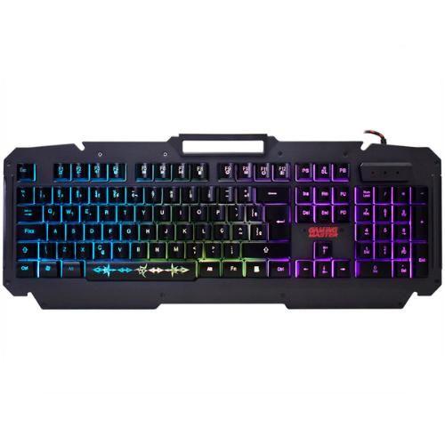 Teclado USB Gamer K-MEX Shuriken KMJ9 Led RGB