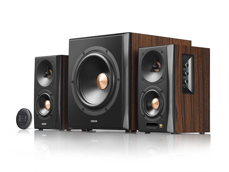 Caixa de som com Subwoofer sem fio, 155W RMS, Bivolt, Bluetooth, para casa e festas. S360DB EDIFIER