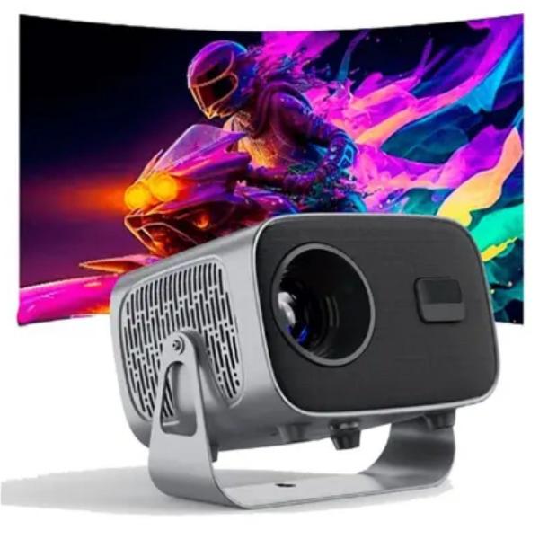 Projetor Home Theater Portátil Tela Grande Com Bluetooth Perfeito Para Presentear No Natal