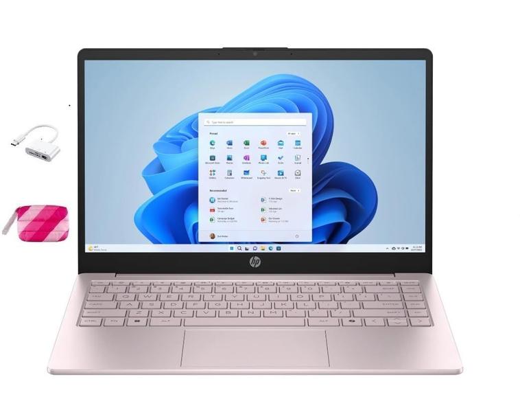 Notebook HP 14" Intel N150 16GB RAM 256GB SSD Rosa