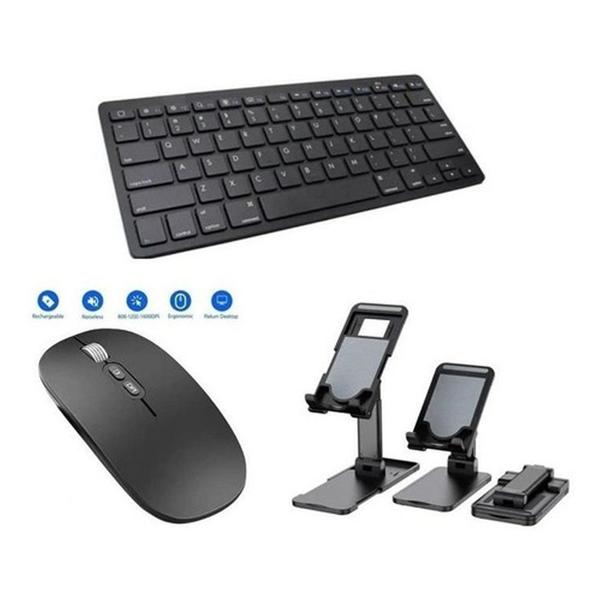 Kit Home Office P Tablet Sm Galaxy S6 Lite + Can Touch Preto