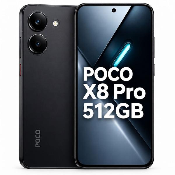 Smartphone Xiaomi Poco X8 Pro 5G NFC 512GB até 16GB RAM Tecnologia de Última Geração Lançamento